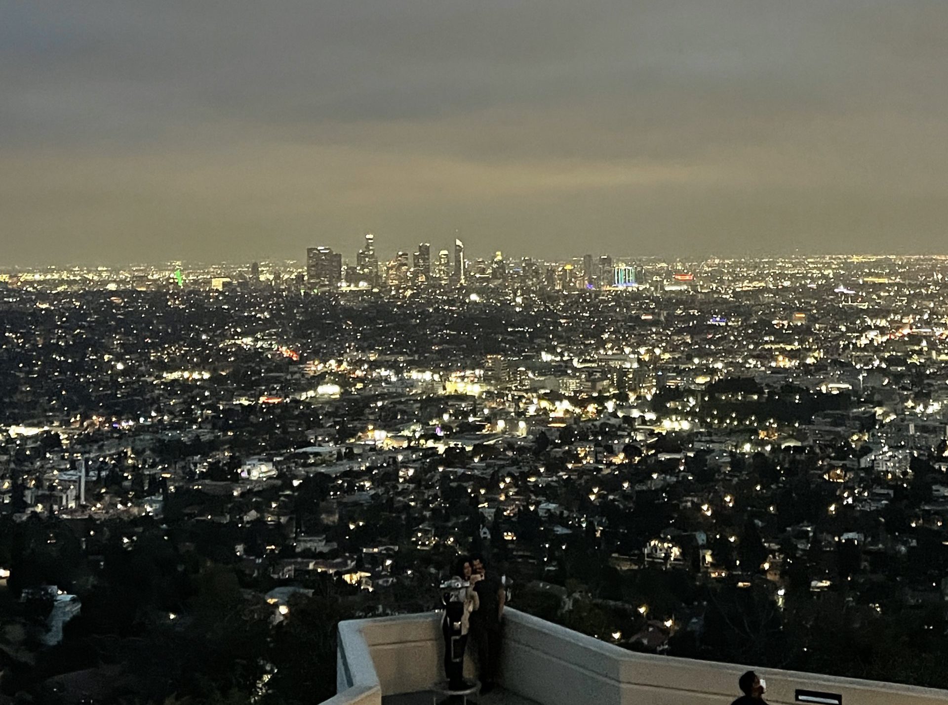 night over Los Angeles